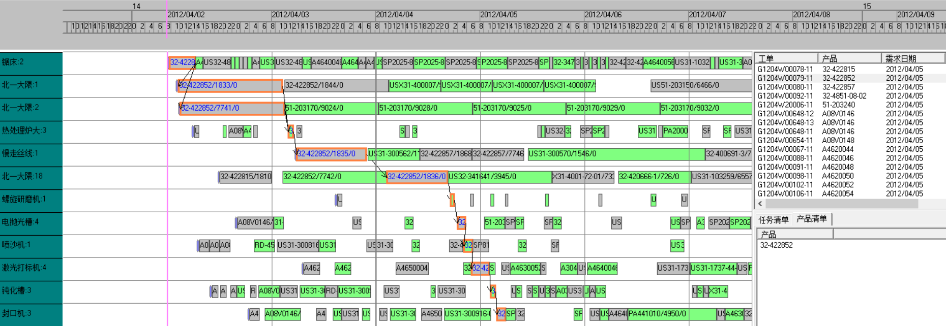 planmate甘特图